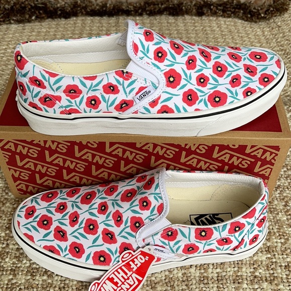 Vans Classic Slip-On Flowers/True White WMNS - Picture 3 of 16